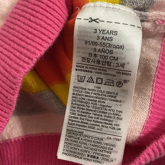 sweater, baby GAP toddler girls size 3 years - Picture 4 of 5